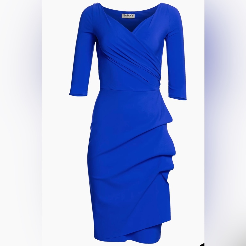 La Petite Robe Chiara Boni,beautiful cobalt colour ,luxury brand,size S.